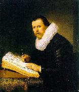 Rembrandt van rijn Portrait of a scholar. Spain oil painting artist